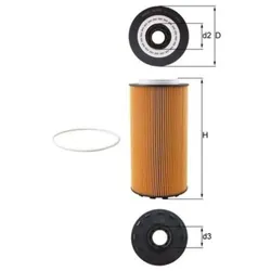 Ölfilter MAHLE OX 1293D