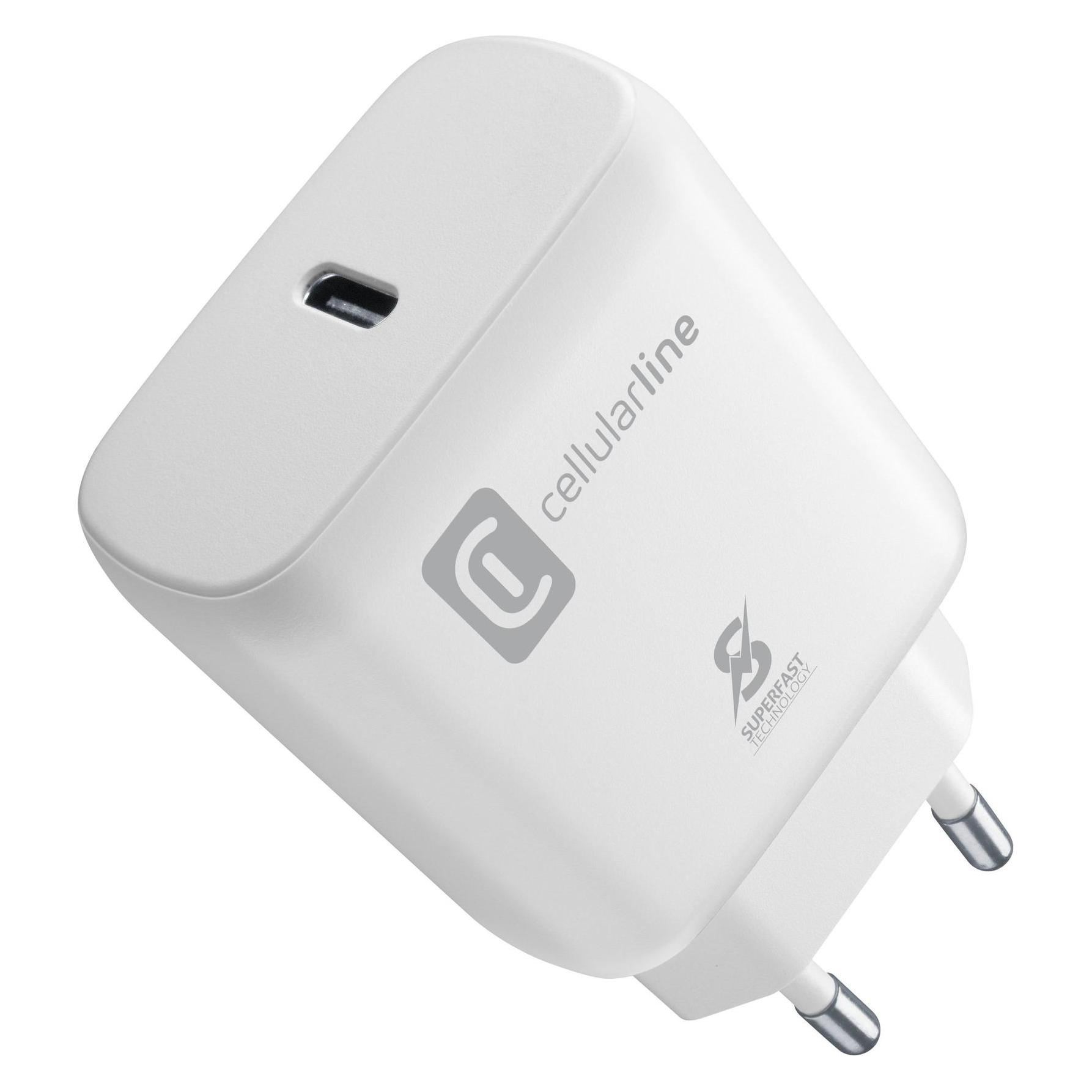 Cellularline Achsmusbcpd25w (25 W, 1 Port) (ACHSMUSBCPD25WW)