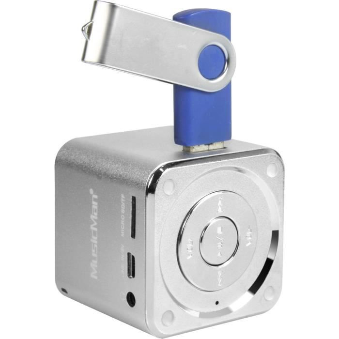 Technaxx Mini Musicman luidspreker met kabel, 3 Watt, 150 - 18000 Hz, 4 ohm