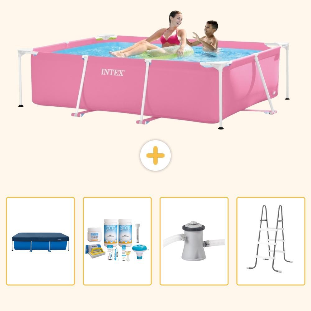 Rechteckiger Frame Pool - 220x150x60 cm - 5-teilig SCB6