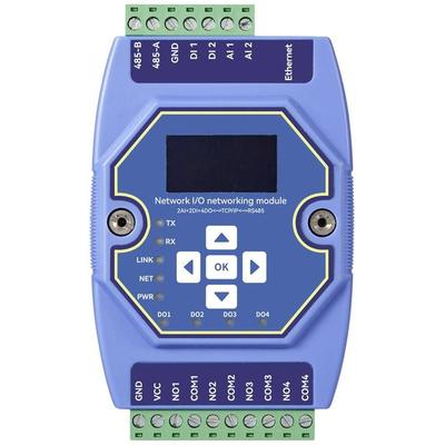 TRU COMPONENTS TC-ME31-AAAX2240 Schnittstellen-Modul Modbus-RTU, Modbus-TCP, Modbus Gateway, DI/O, Analog, RJ-45, RS-485 Anzahl Eingänge: 4 x Anzahl