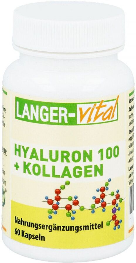 Langer vital Hyaluron 100+kollagen 250 Kapseln 60stk