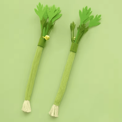 Inspire Curations Bell & Nip Natural Catnip Molar Chew Toy green