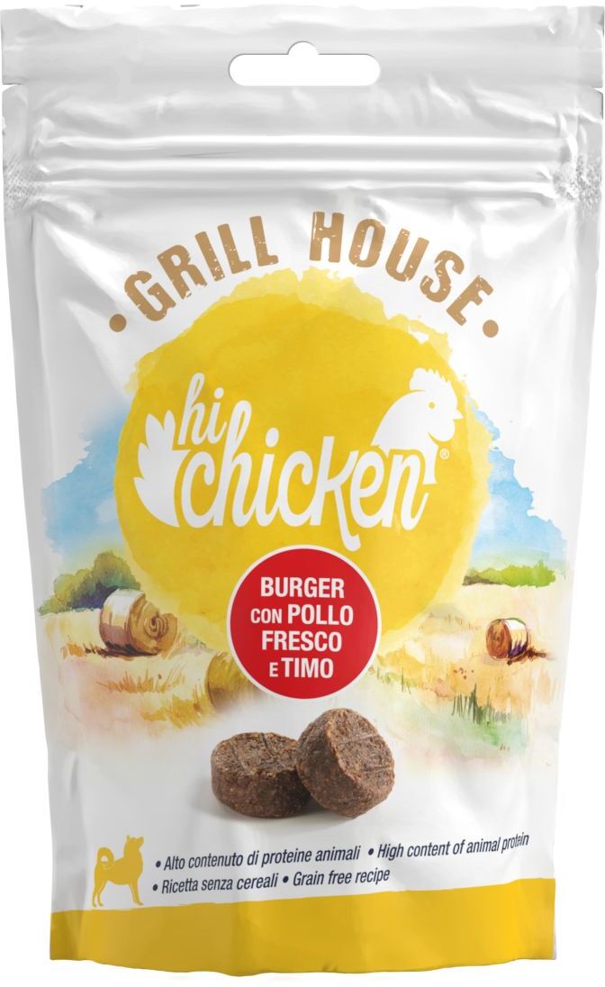 Hi Chicken Snack Dog Burger Pollo 60G