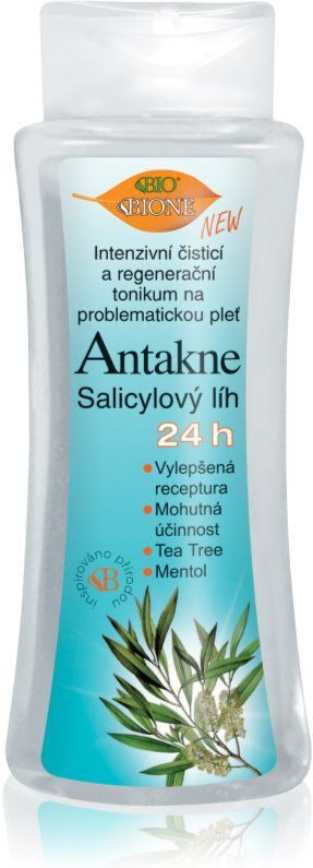 Bione Cosmetics Antakne salicylic alcohol for oily and problem skin 255 ml