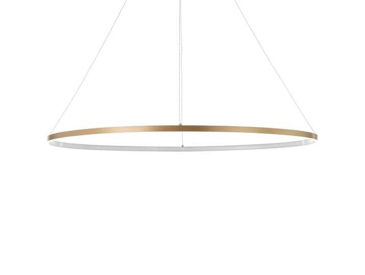 Lustre anneau alu or satiné h92 ø60/100