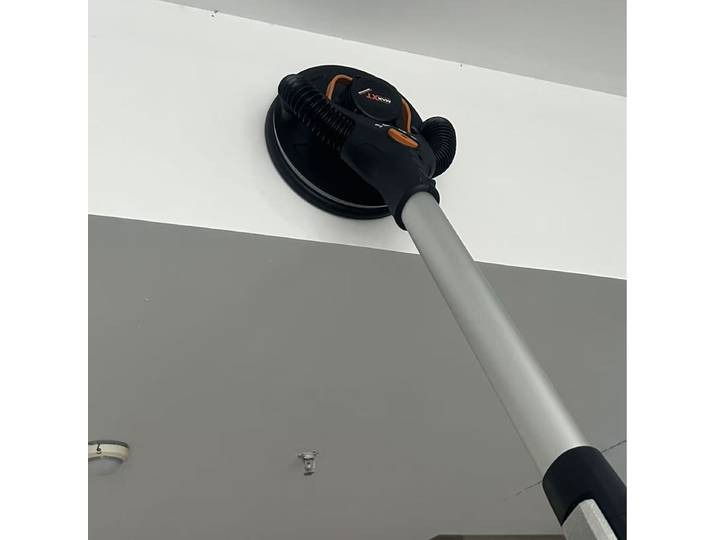 Ponceuse orbitale pour cloisons sèches MAXXT 4 mm, sans balais, 400 W, 3,5 A, pliable, machine à poncer les murs électrique, 180 ° Tête flexible pour la décoration murale