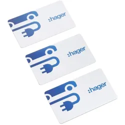 Hager RFID Karten drei Stück XVA410