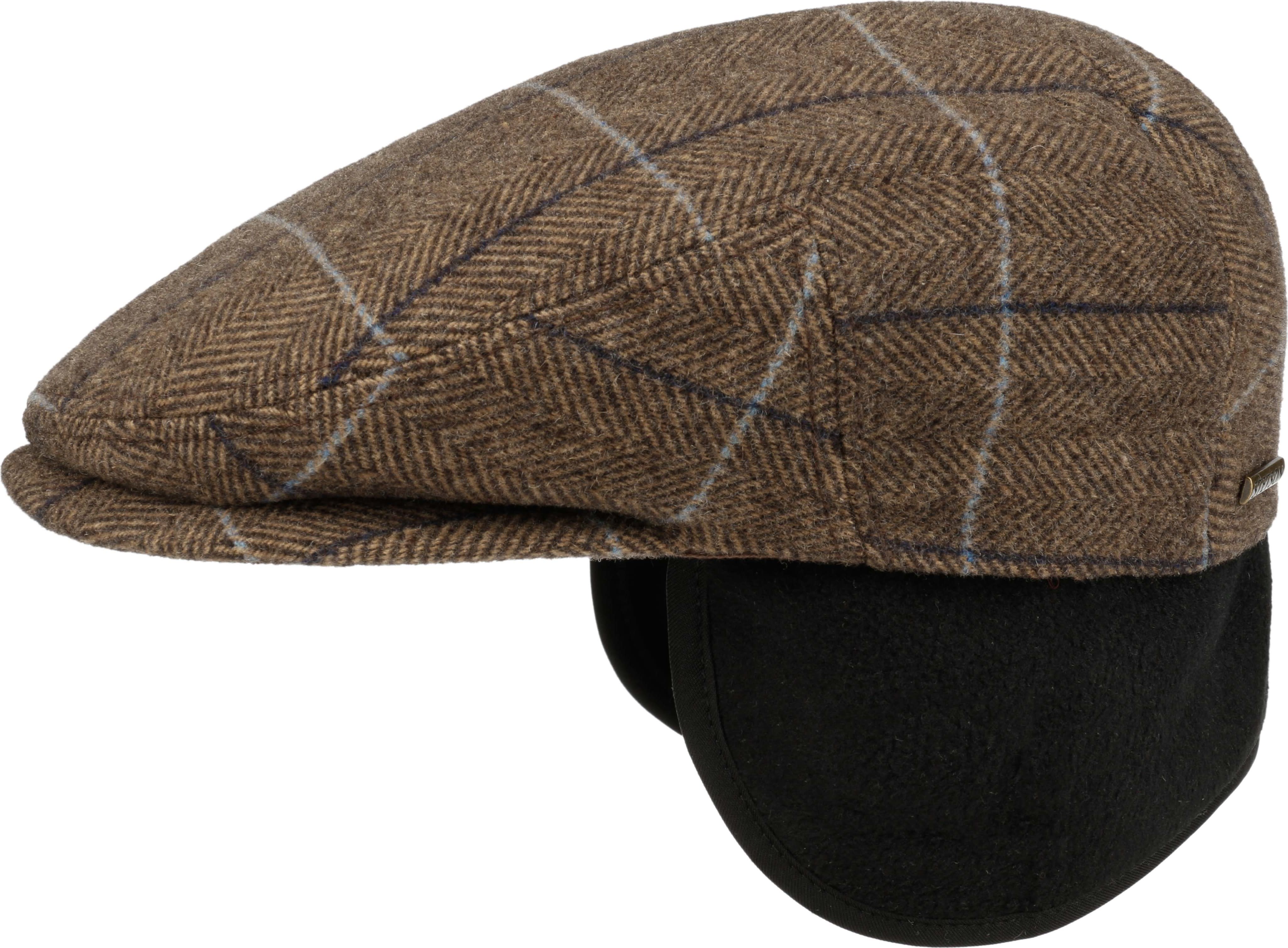 Stetson Men's Kent Wool EF Brown Herringbone 55
