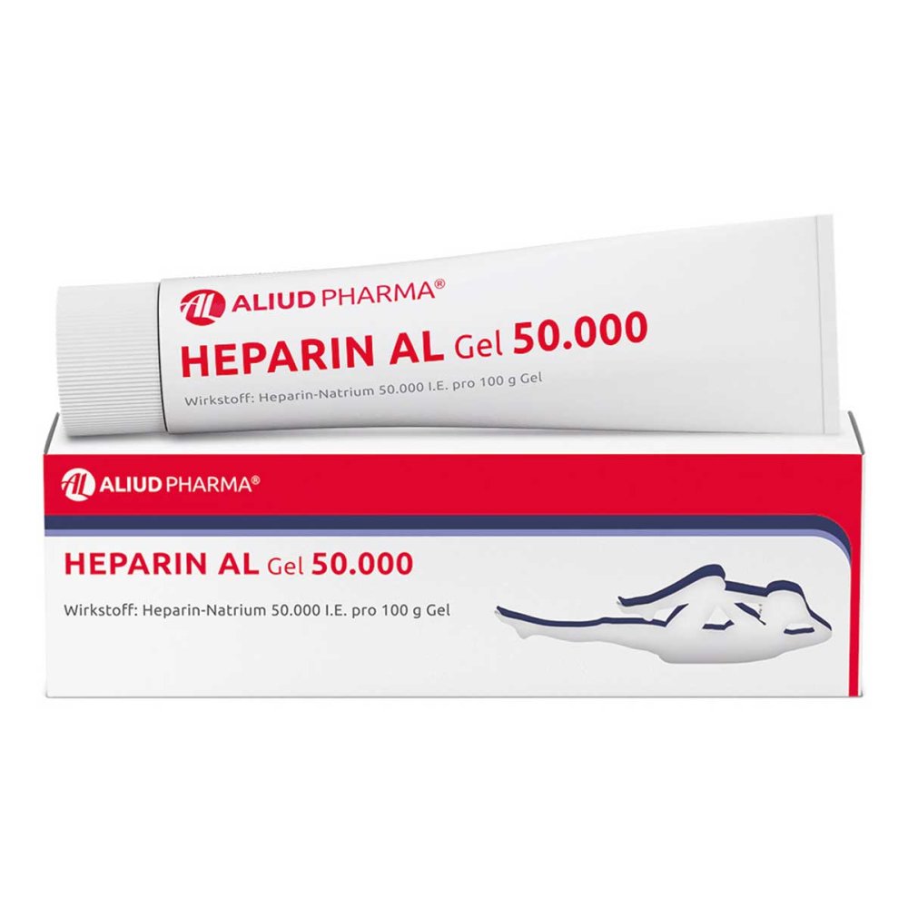 ALIUD Pharma GmbH Heparin AL Gel 50.000 bei Prellungen oder Blutergüssen 04668309