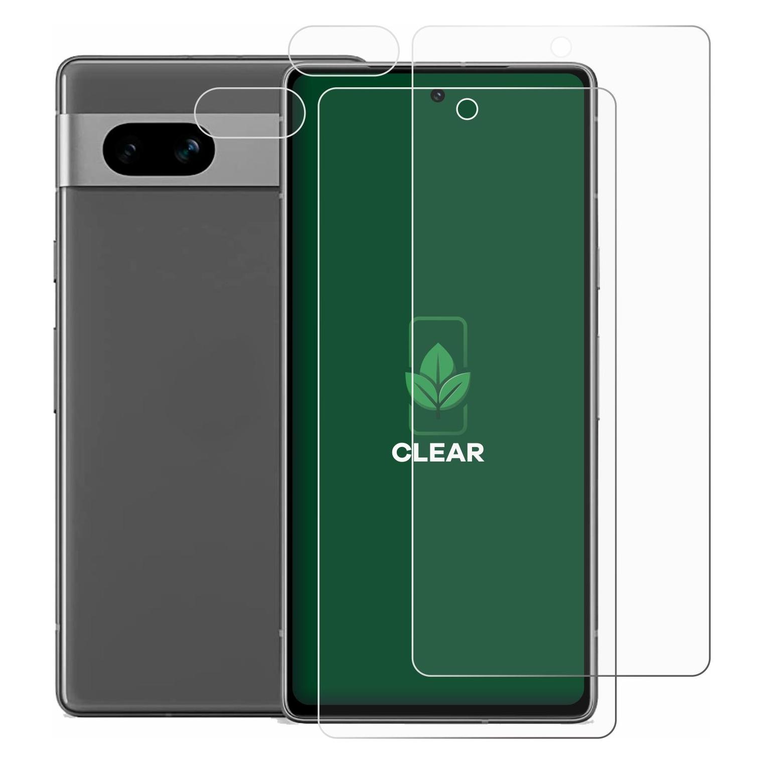 ScreenLeaf Schutzfolie für Google Pixel 7a (Display+Kamera) Displayschutz Display Schutz Folie Klar (Google Pixel 7a) (6148500)