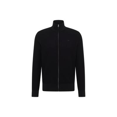 Sweatshirt MUSTANG "Strickjacke Style Escondido 1er Pack", Herren, Gr. M, schwarz, Sweatshirts Sweatshirt