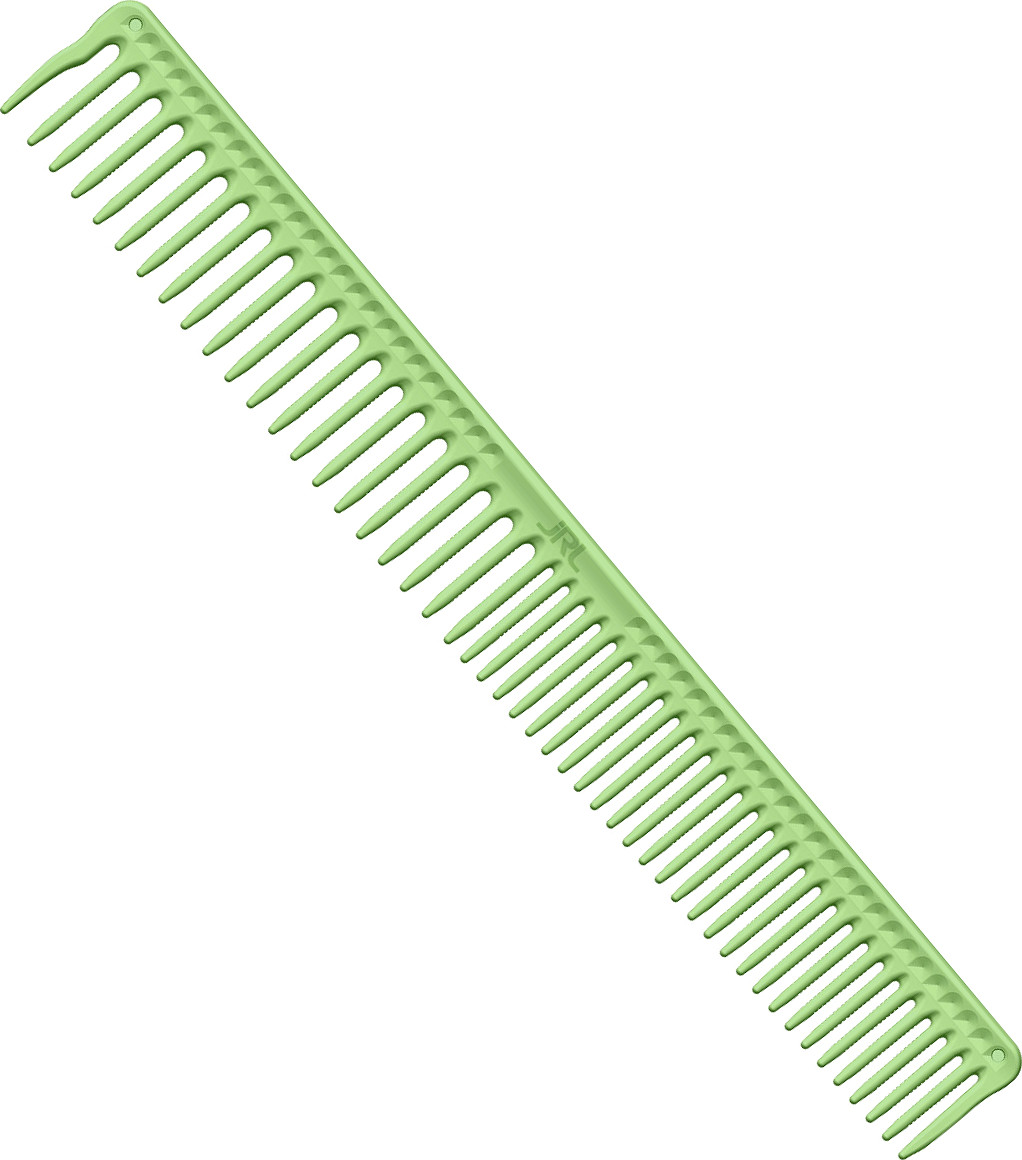 JRL J306 Long Round Tooth Comb 9" Hellgrün JR-05570