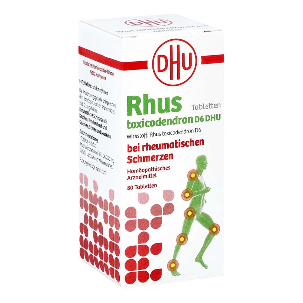 DHU-Arzneimittel GmbH & Co. KG Rhus Tox. D6 Dhu bei rheumatischen Schmerzen Tabletten 12608698