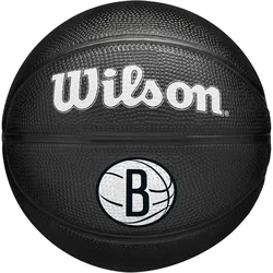 Wilson NBA Brooklyn Nets Team Tribute Mini Basketball black 3