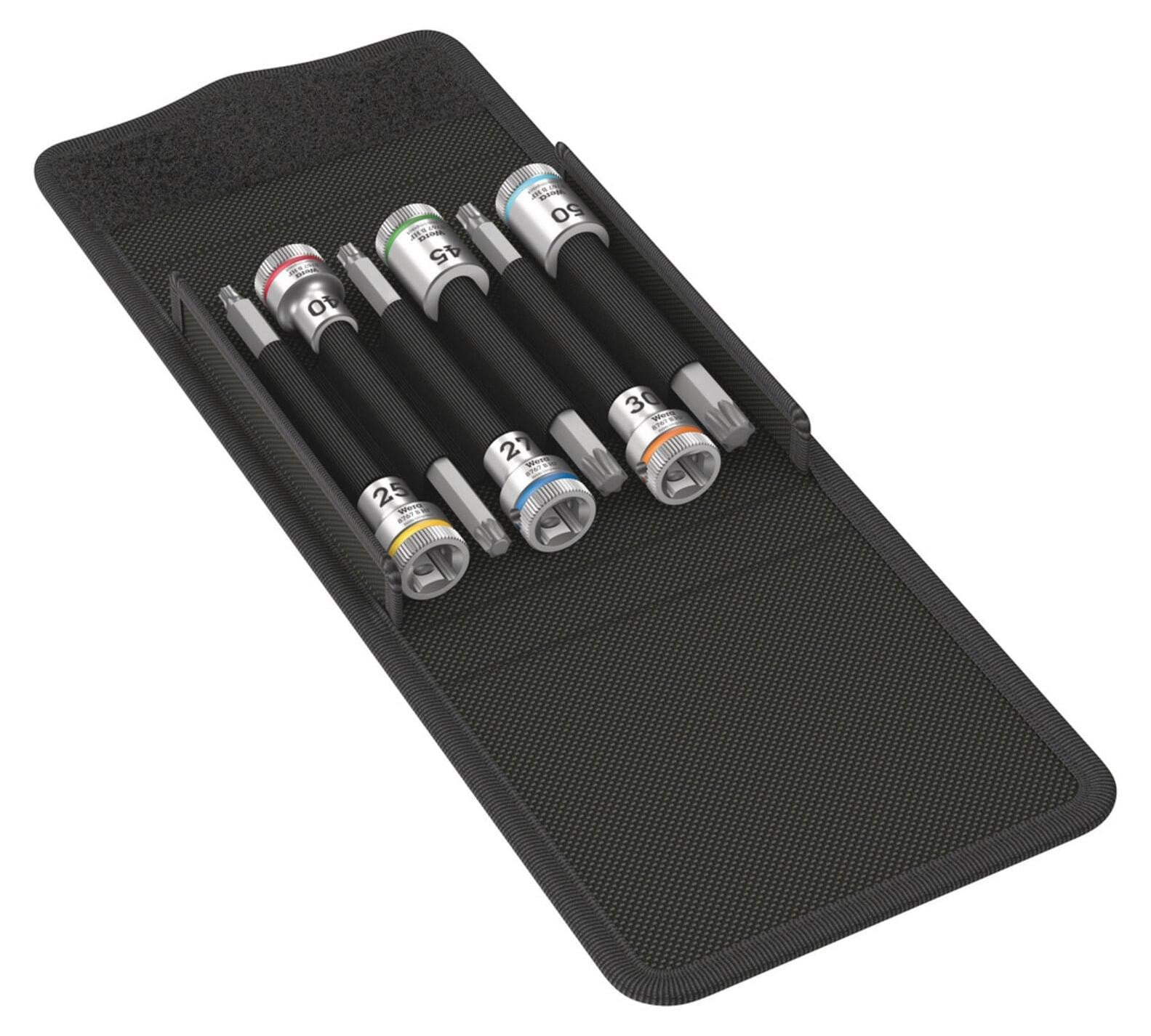 Wera 8767 B TORX HF 1 set metrische doeleinden 3/8 inch 6 stuks