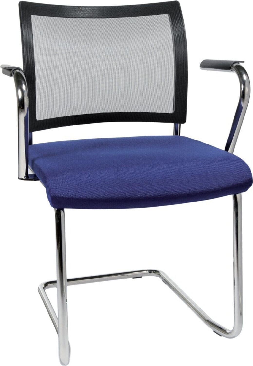 Besucher-Stuhl Visit20 m.Polster/Netz,blau ; Topstar (NV490G260)