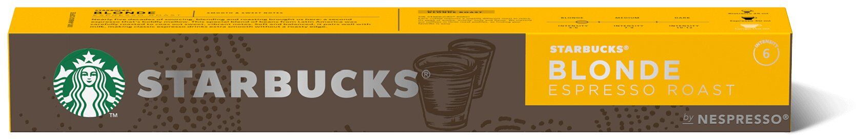 Capsule Starbucks Blonde Espresso Roast