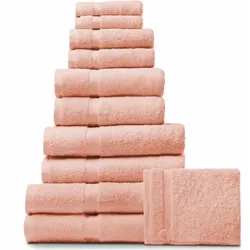RHOMTUFT Frottierserie PRINCESS peach Duschtuch 70 x 130 cm