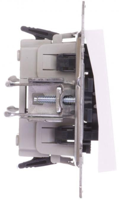 Schneider Asfora Schakelaar, 1-polig, wit, model EPH0101421
