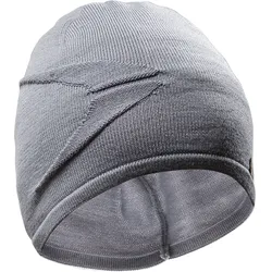 Merino Strickmütze "LANA" - grau