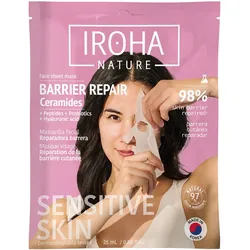 25ml IROHA nature Barrier Repair Ceramides Face Sheet Mask (1 Stück)