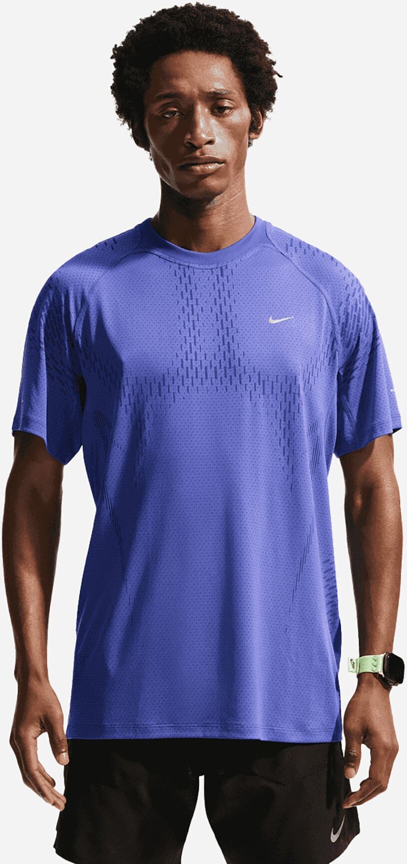 Nike Stride M - T-shirt Running - Uomo - Blu M