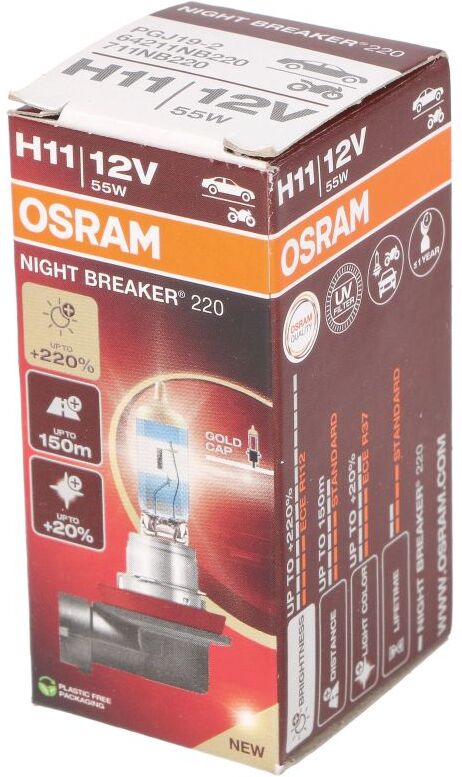Glühlampe, Tagfahrleuchte NIGHT BREAKER® 220 ams-OSRAM 64211NB220