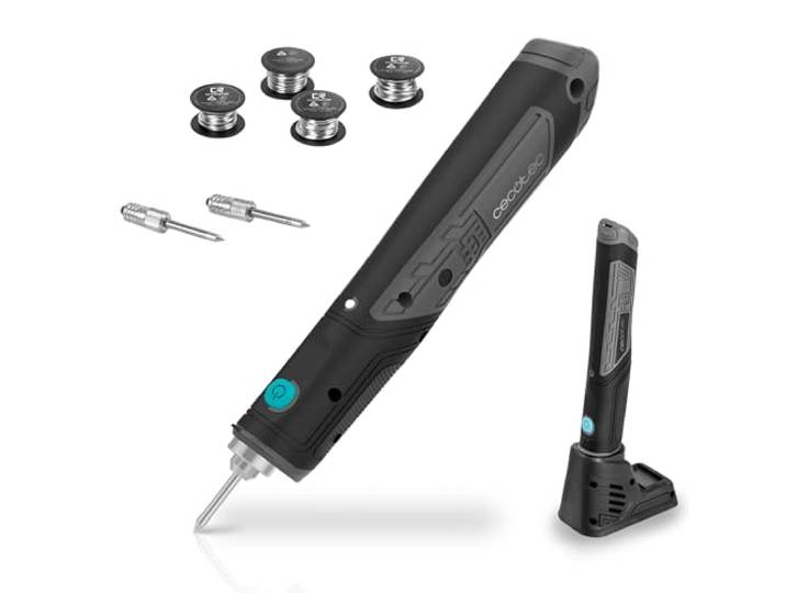 Cecotec CecoRaptor Welder Perfect Solder 360 Advance. 4 V et 1500 mAh\, 8 W\, température de 450 °C\, chauffage 20\ 70022 Multicolore