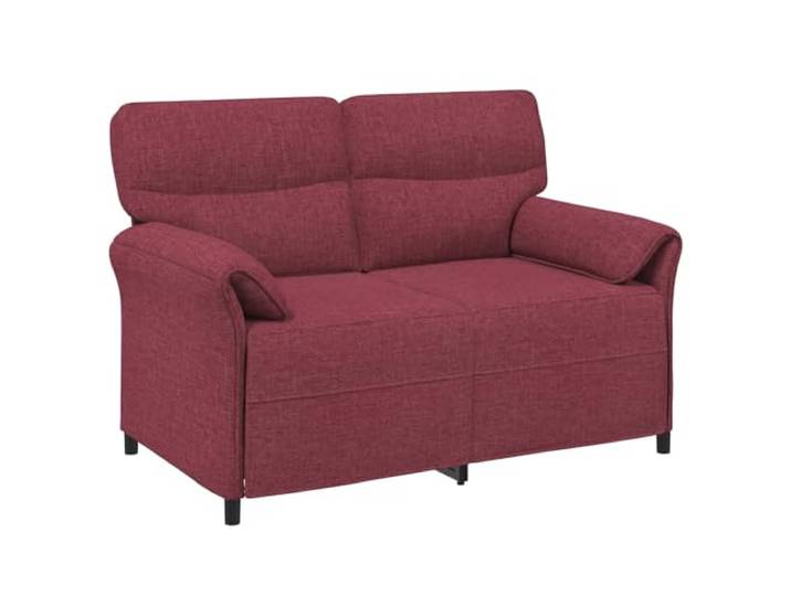 hliofuir Sofa 2-Sitzer Stoffsofa Polstersofa mit Metallrahmen Modern Bequemes Polstersofa fürs Wohnzimmer mit verstellbaren Armlehnen, weicher Schaumstoffpolsterung und stabilen Beinen.