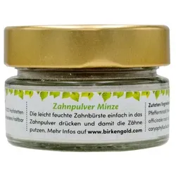 Birkengold Zahnpulver Minze