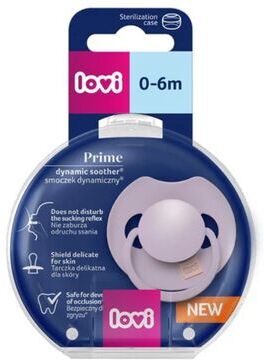 Lovi Prime Dymamic Soother Violeta 0-6M
