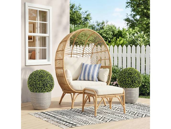 HOMCOM Boules Eucalyptus Artificielles 52cm Lot de 2 Int/Ext UV