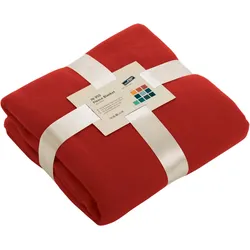 James & Nicholson Fleece Decke JN950 burgundy one size