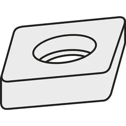 Wendeplatten-Unterlegscheibe ISO SCN 120304:GJ11 Brutto-G.4,23g Farbe Silber