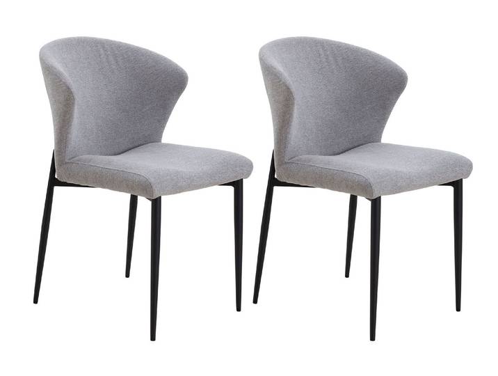 2er Set Salesfever Esszimmerstuhl Strukturstoff 2er Set