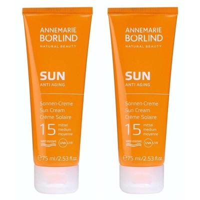 Börlind Sonnen Creme LSF 15 2x 2x75 ml