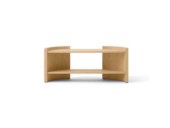 Audo Copenhagen Étagère Crescent Chêne non traité, 150×60 cm