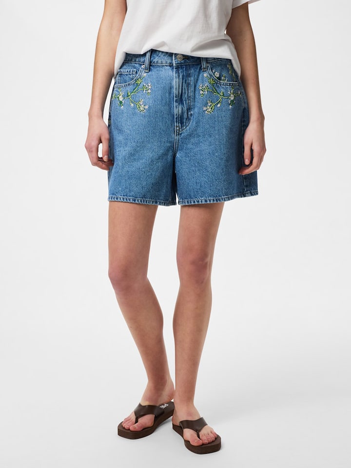 Pieces Jeans-Shorts in Blau - M
