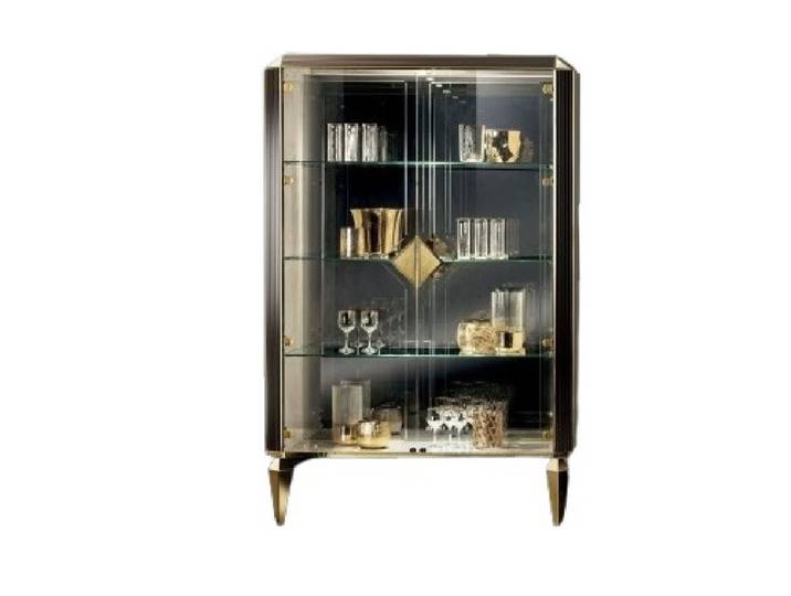 Xlmoebel Vitrine Italienischer Holzschrank im modernen Design von Arredoclassic (1x Vitrine) Hergestellt in Europa