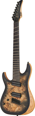 Schecter Reaper 7 Multiscale SCB LH Satin Charcoal Burst