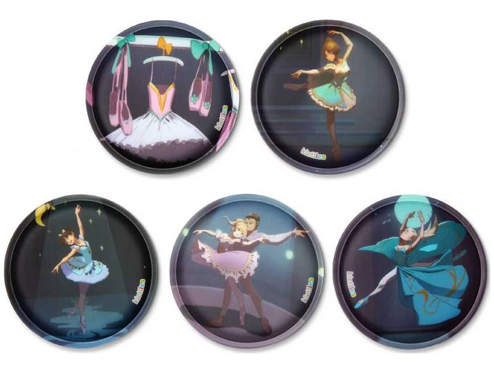 Ergobag Klettie-Set Balletttänzeri 5-tlg