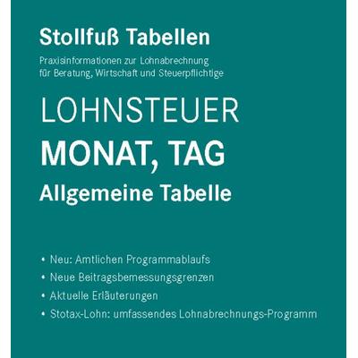 Tabelle, Lohnsteuer 2024 Monat, Tag Sonderausgabe Dezember, Taschenbuch von , Stollfuß Verlag, 978-3-08-346724-3