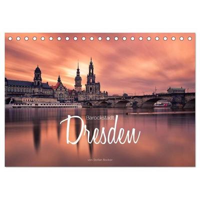 Barockstadt Dresden (Tischkalender 2027 DIN A5 quer), CALVENDO Monatskalender