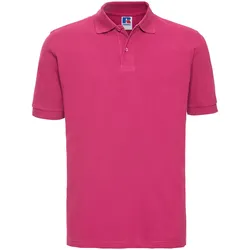 Russell Men ́s Classic Cotton Polo Shirt Herren XS - 4XL NEU, fuchsia, S