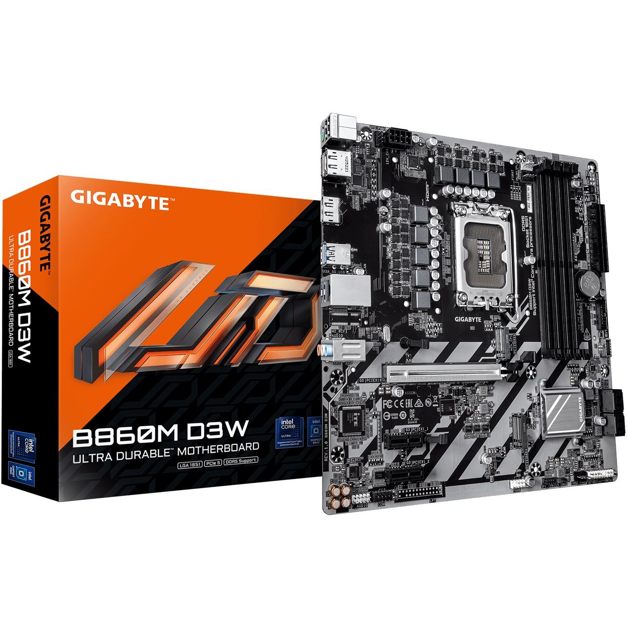 Gigabyte B860M D3W (B860,S1851,mATX,DDR5