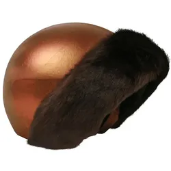 Coolcasc Exclusive (Kopfhörer Hülle), Kopfhörertasche + Schutzhülle, Bronze, Braun