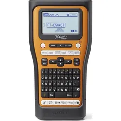 Brother PT-E560BTVP, Beschriftungsgerät, Schwarz, Orange