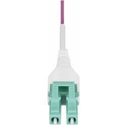 StarTech 2M OM4 MULTIMODE FIBER CABLE UNIBOOT/OFNR RISER/100G (2 m), Netzwerkkabel