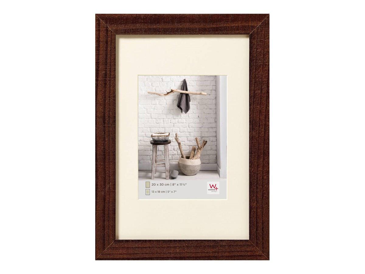 walther design Bilderrahmen Home 35,1 x 45,1 cm nussbaum HO040N